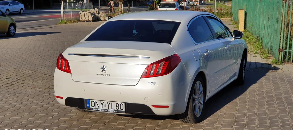 Peugeot 508 cena 27900 przebieg: 291000, rok produkcji 2012 z Nysa małe 562